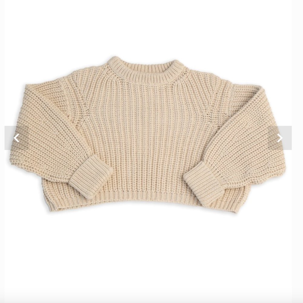 James Street Co Cotton Crop Lowe Sweater, New with tags, Size Small